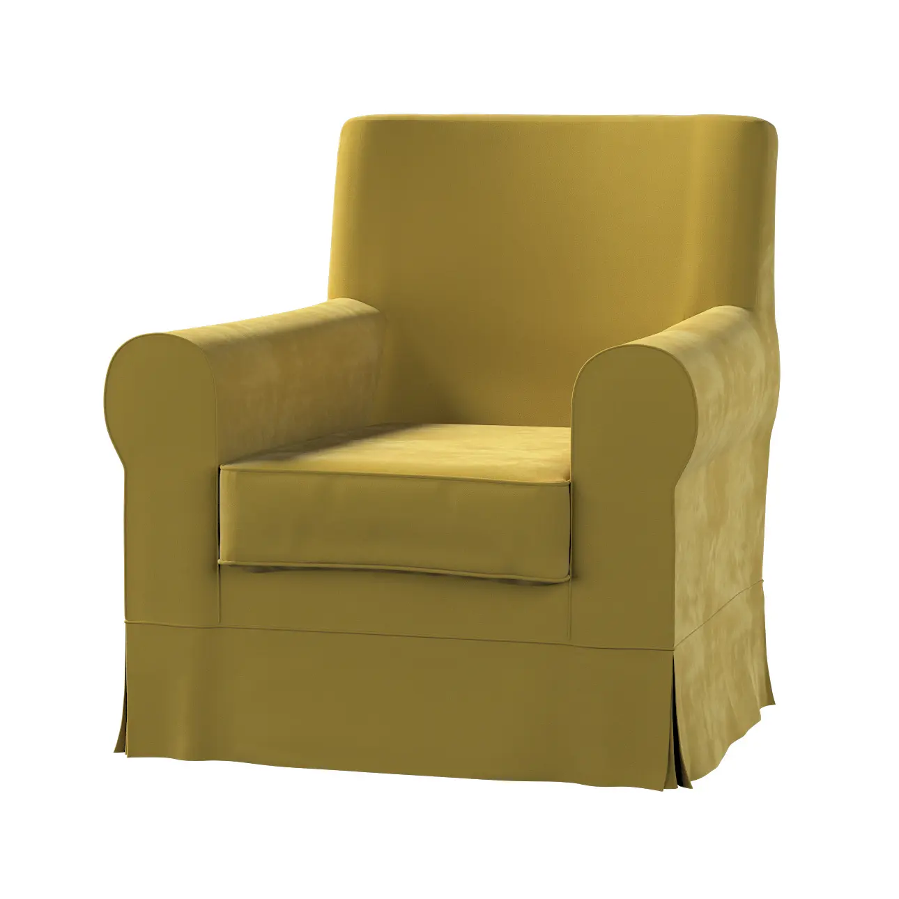 Dekoria Potah na křeslo IKEA Ektorp Jennylund, zlatá okrová, kØeslo Ektorp Jennylund, Velvet, 704-27