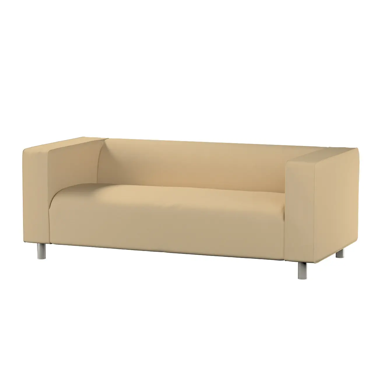 Dekoria Potah na pohovku IKEA  Klippan 2-místná, bílá káva, pohovka Klippan 2-místná, Cotton Panama, 702-47
