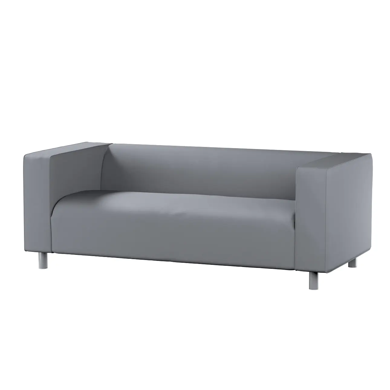 Dekoria Potah na pohovku IKEA  Klippan 2-místná, šedá, pohovka Klippan 2-místná, Cotton Panama, 702-46