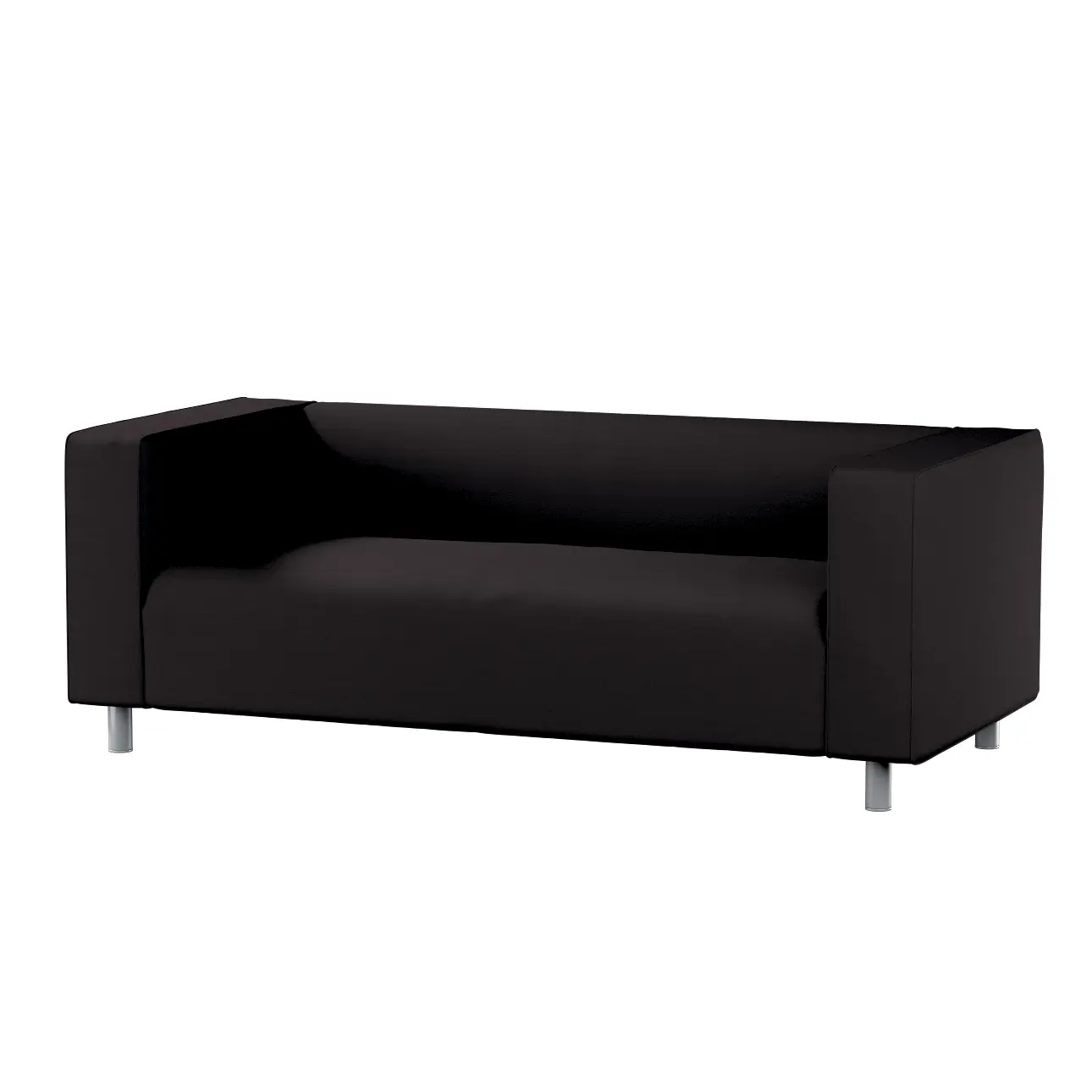 Dekoria Potah na pohovku IKEA  Klippan 2-místná, grafitová, pohovka Klippan 2-místná, Cotton Panama, 702-08