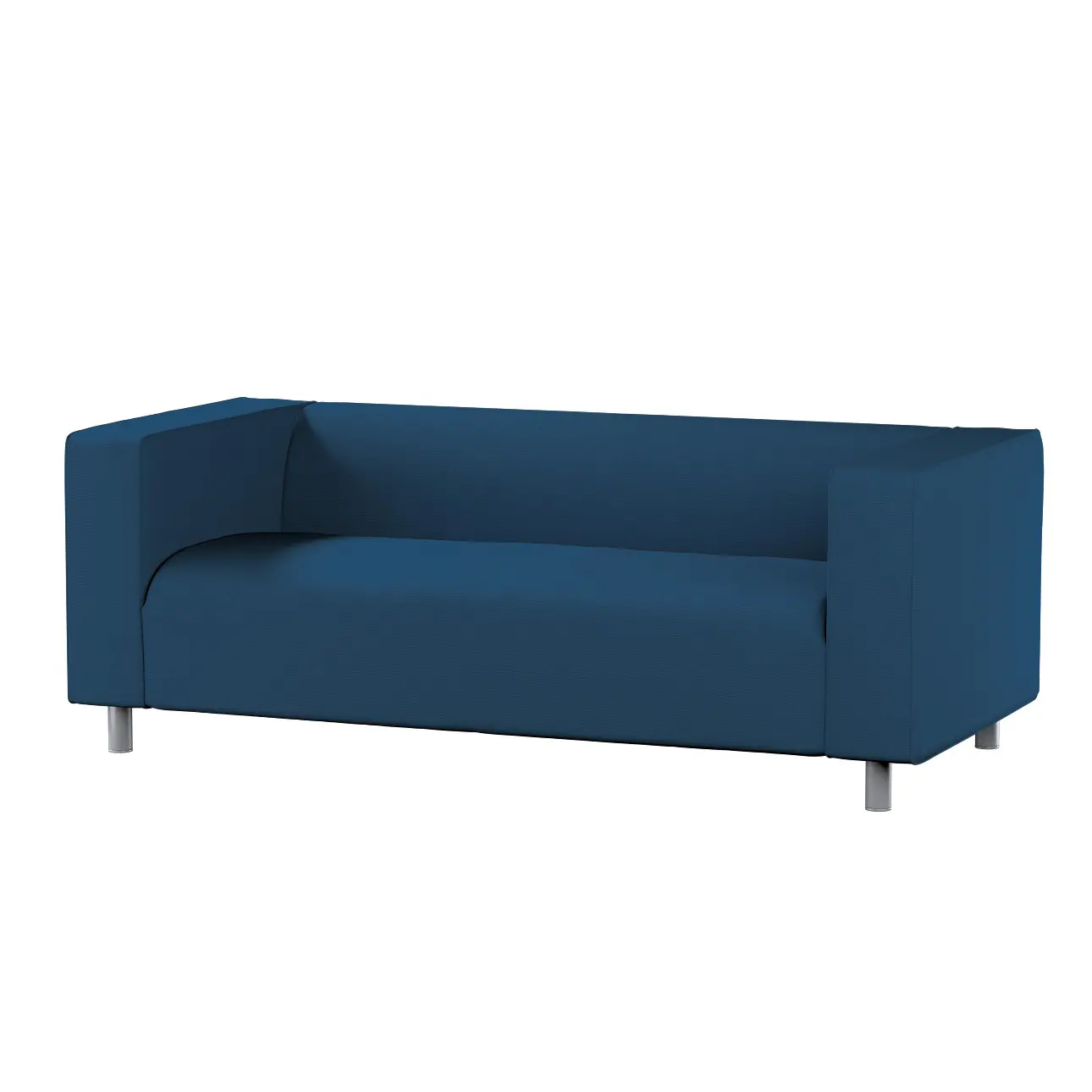 Dekoria Potah na pohovku IKEA  Klippan 2-místná, mořská modrá, pohovka Klippan 2-místná, Cotton Panama, 702-48
