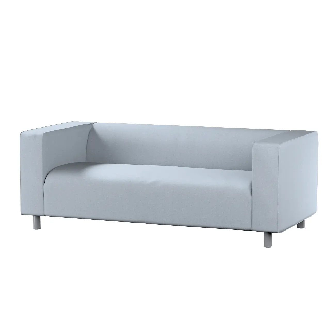 Dekoria Potah na pohovku IKEA  Klippan 2-místná, jemně blankytný melanž, pohovka Klippan 2-místná, Amsterdam, 704-46