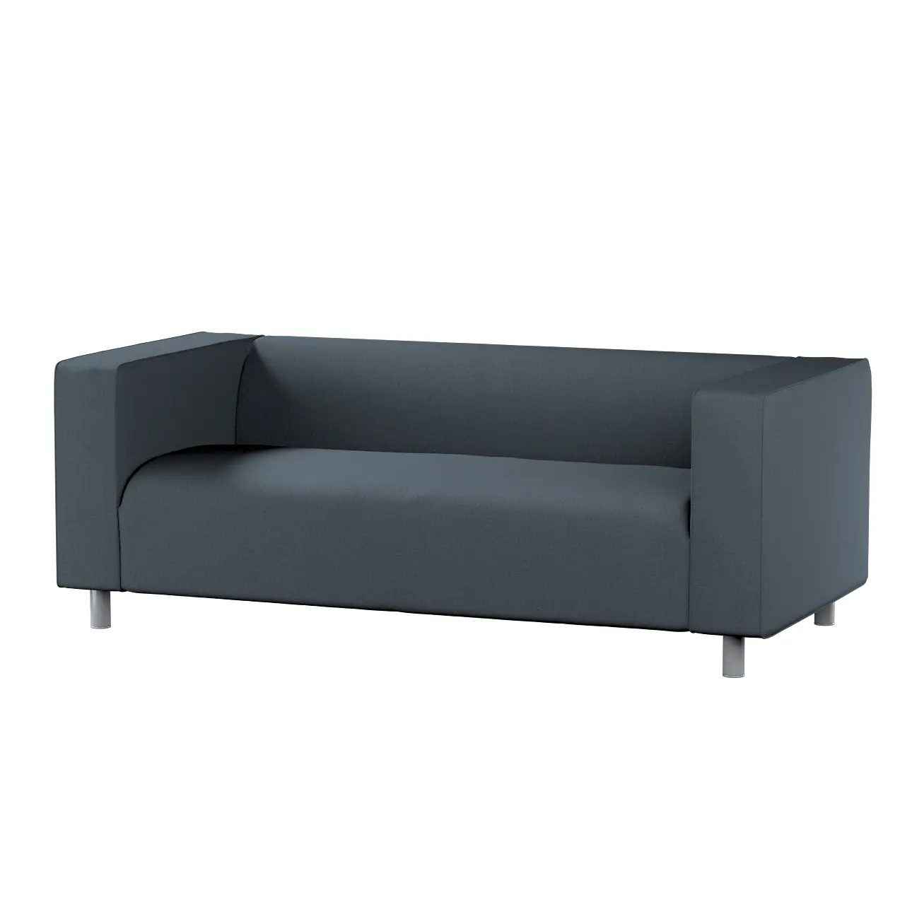 Dekoria Potah na pohovku IKEA  Klippan 2-místná, šedo-modrá, pohovka Klippan 2-místná, Etna, 705-30