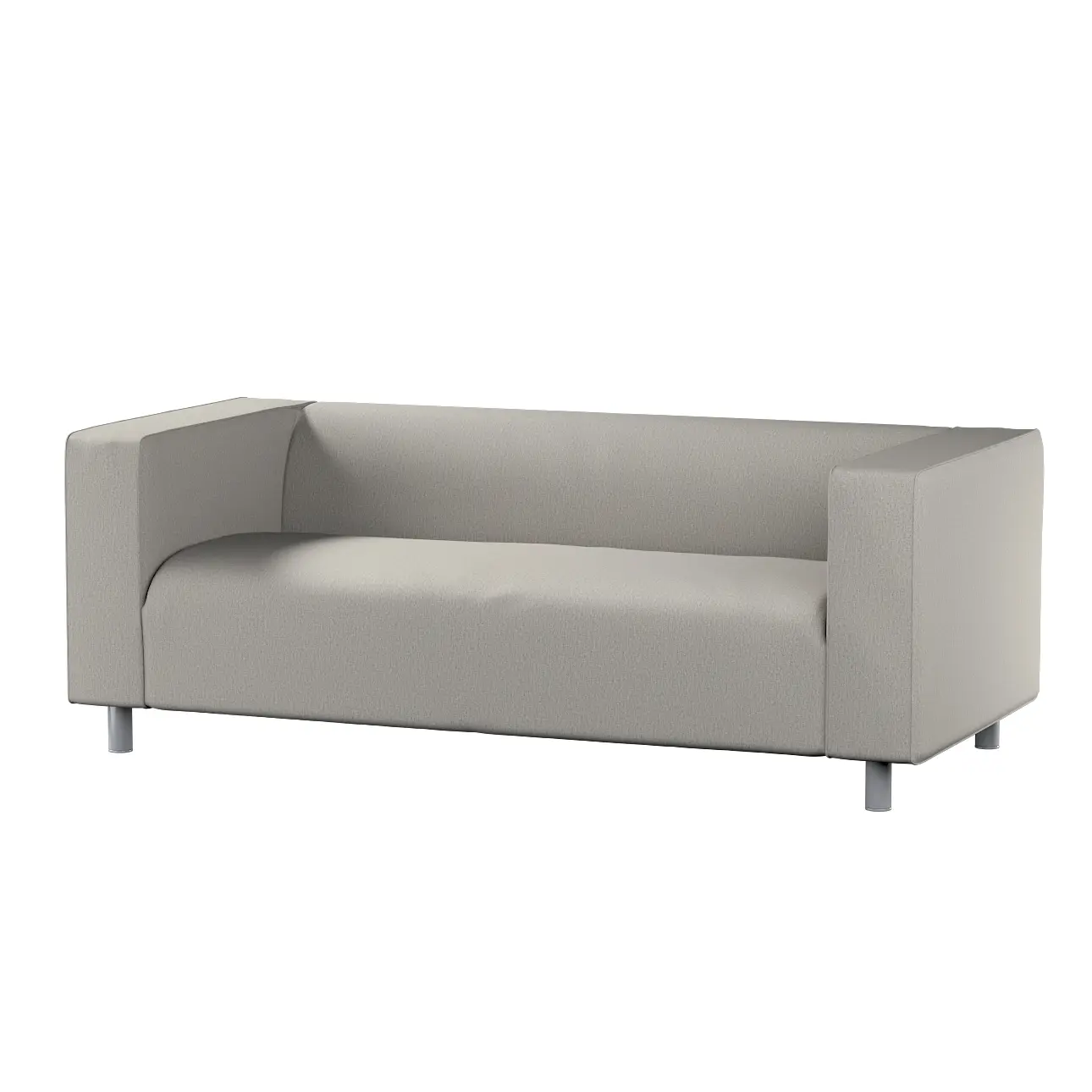 Dekoria Potah na pohovku IKEA  Klippan 2-místná, chenille grise, pohovka Klippan 2-místná, Madrid, 161-57