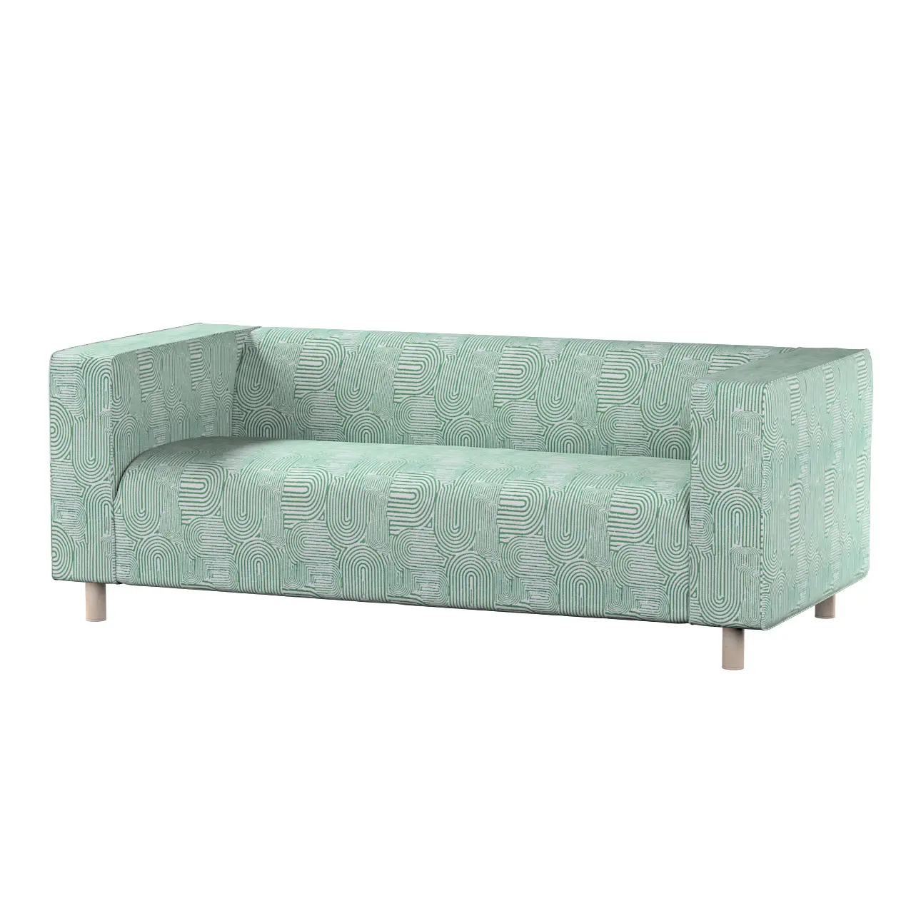 Dekoria Potah na pohovku IKEA  Klippan 2-místná, máta a ecru, pohovka Klippan 2-místná, Cosy Home, 144-81