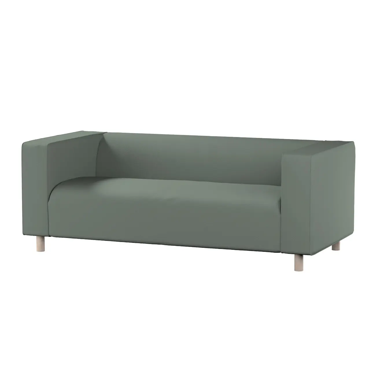 Dekoria Potah na pohovku IKEA  Klippan 2-místná, zelená, pohovka Klippan 2-místná, Boucle Teddy, 702-85