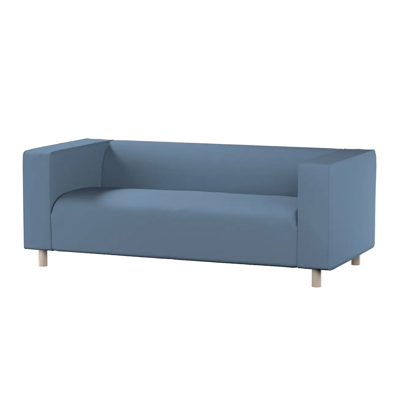 Dekoria Potah na pohovku IKEA  Klippan 2-místná, modrá, pohovka Klippan 2-místná, Boucle Teddy, 702-86