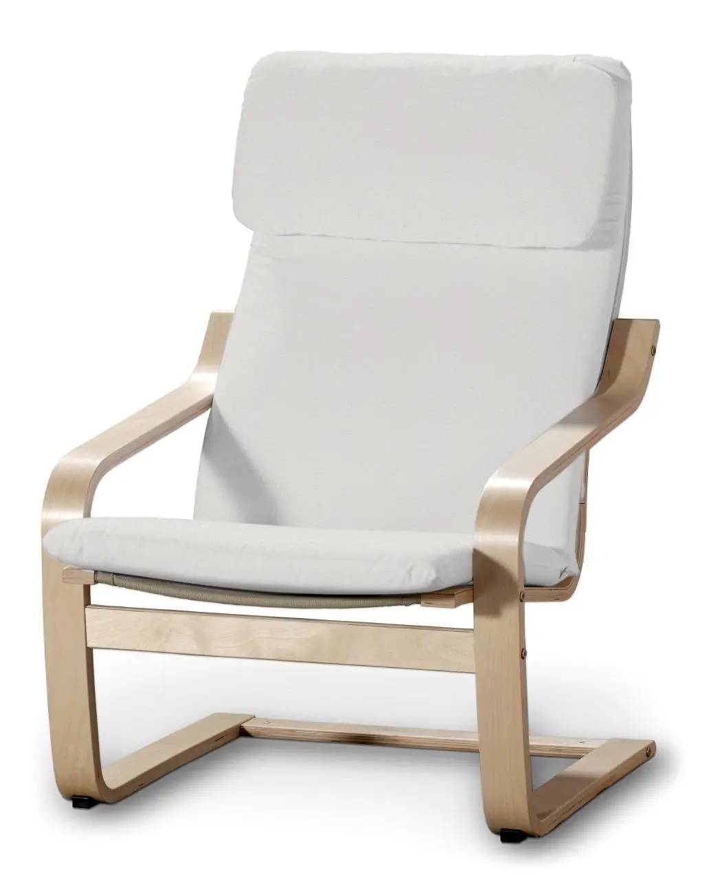 Dekoria Sedák na křeslo IKEA Poäng, světle béžová, kØeslo Poäng, Etna, 705-01