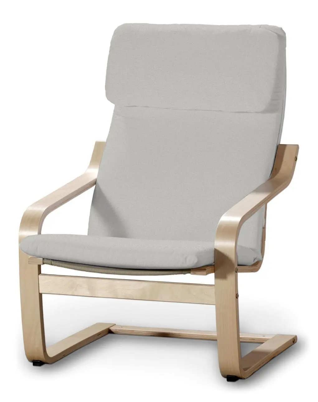 Dekoria Sedák na křeslo IKEA Poäng, světlá holubí šeď, kØeslo Poäng, Etna, 705-90