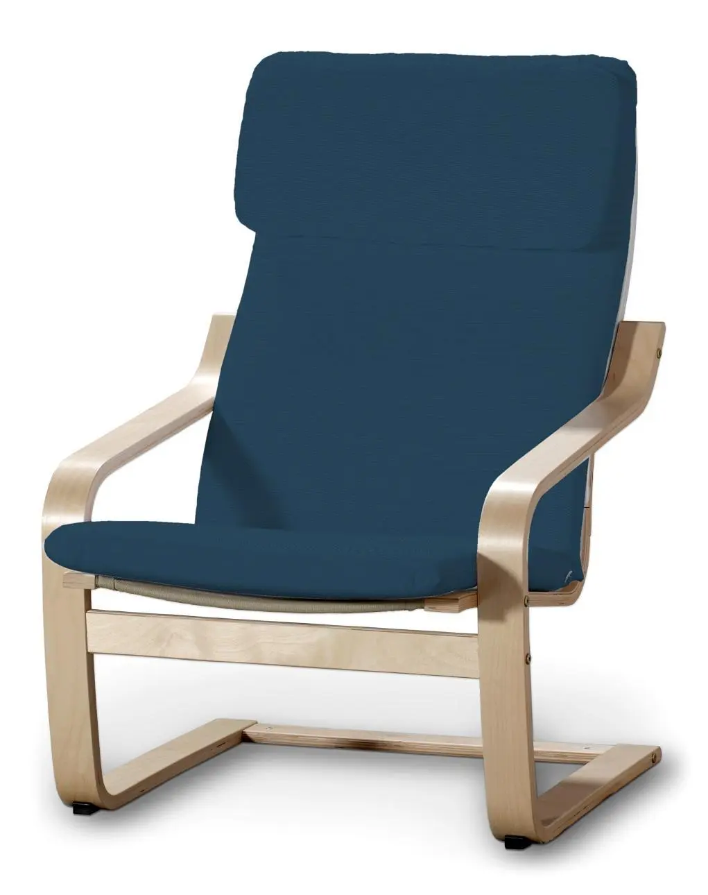 Dekoria Sedák na křeslo IKEA Poäng, mořská modrá, kØeslo Poäng, Cotton Panama, 702-48