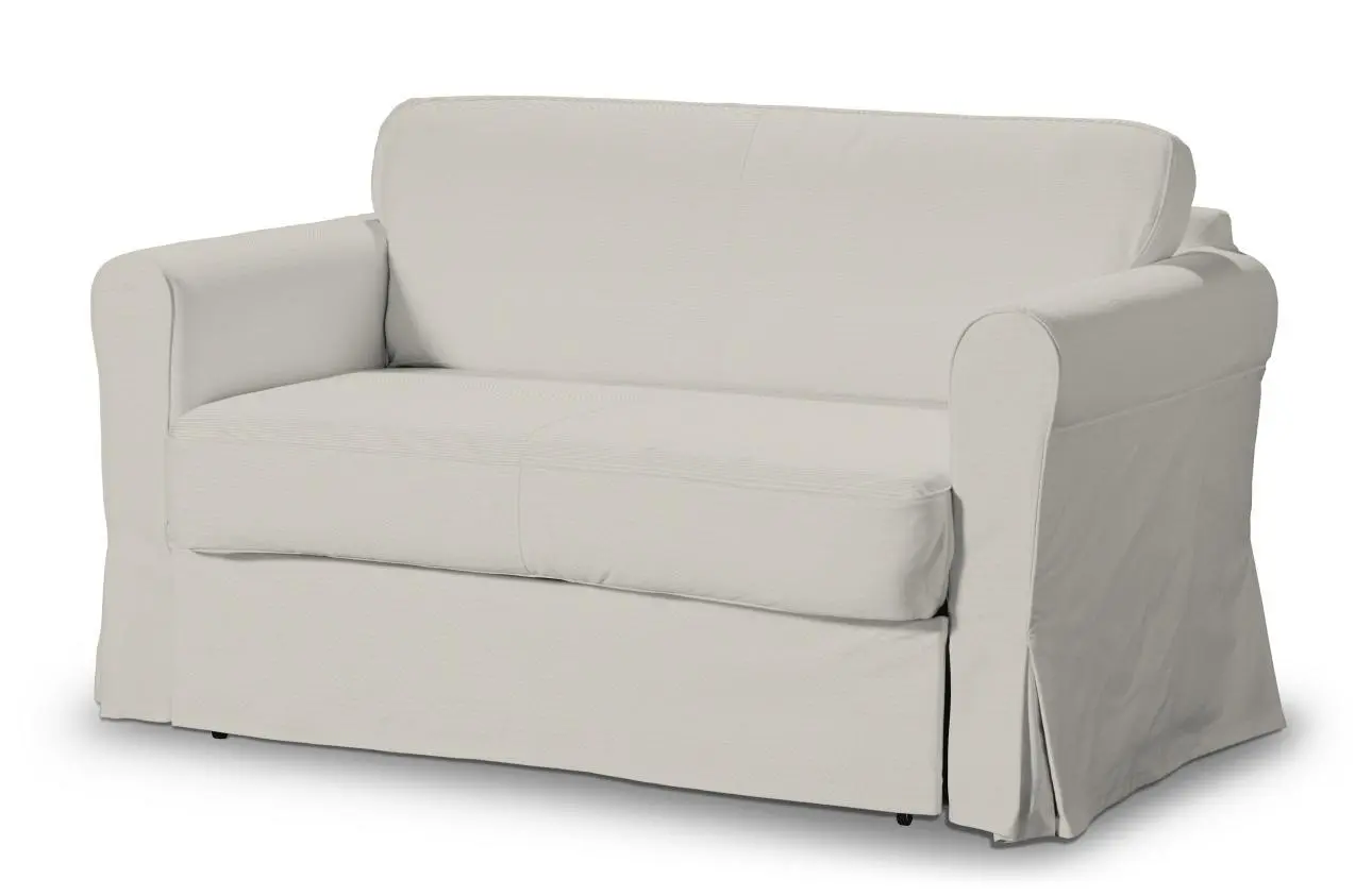 Dekoria Potah na pohovku IKEA  Hagalund, stříbrošedá, pohovka Hagalund, Cotton Panama, 702-45