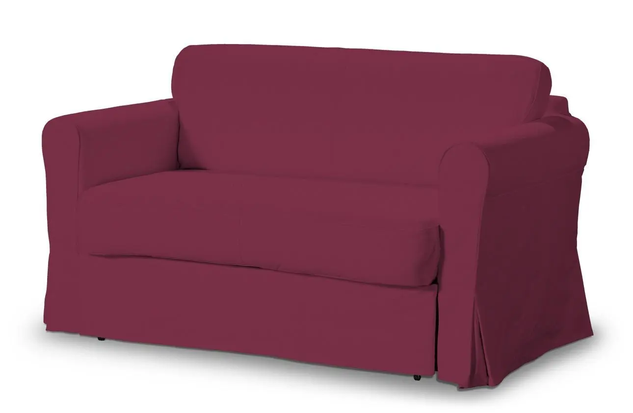 Dekoria Potah na pohovku IKEA  Hagalund, švestková, pohovka Hagalund, Cotton Panama, 702-32