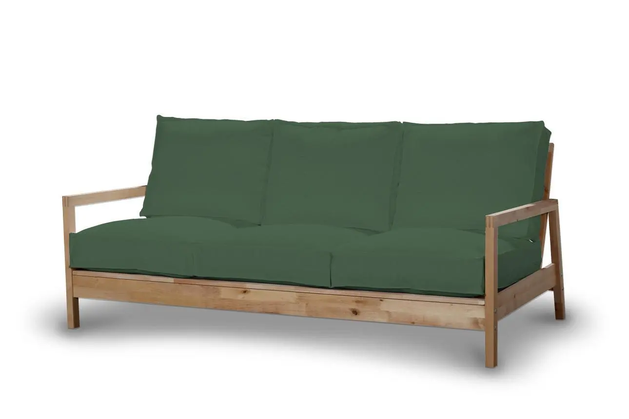 Dekoria Potah na pohovku IKEA  Lillberg 3-místná nerozkládací, Forest Green - zelená, pohovka Lillberg 3-místná, Cotton Panama, 702-51