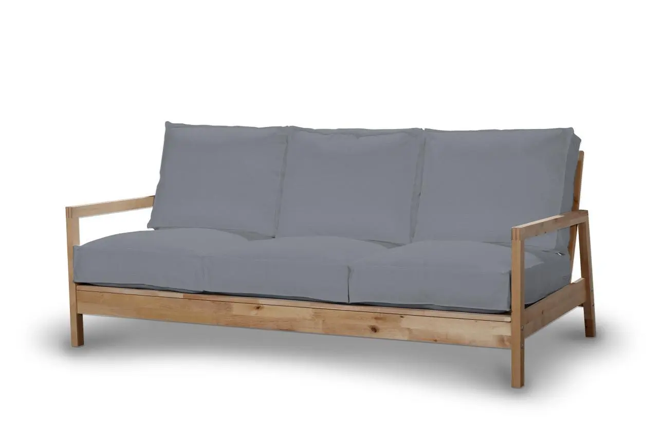 Dekoria Potah na pohovku IKEA  Lillberg 3-místná nerozkládací, šedá, pohovka Lillberg 3-místná, Cotton Panama, 702-46