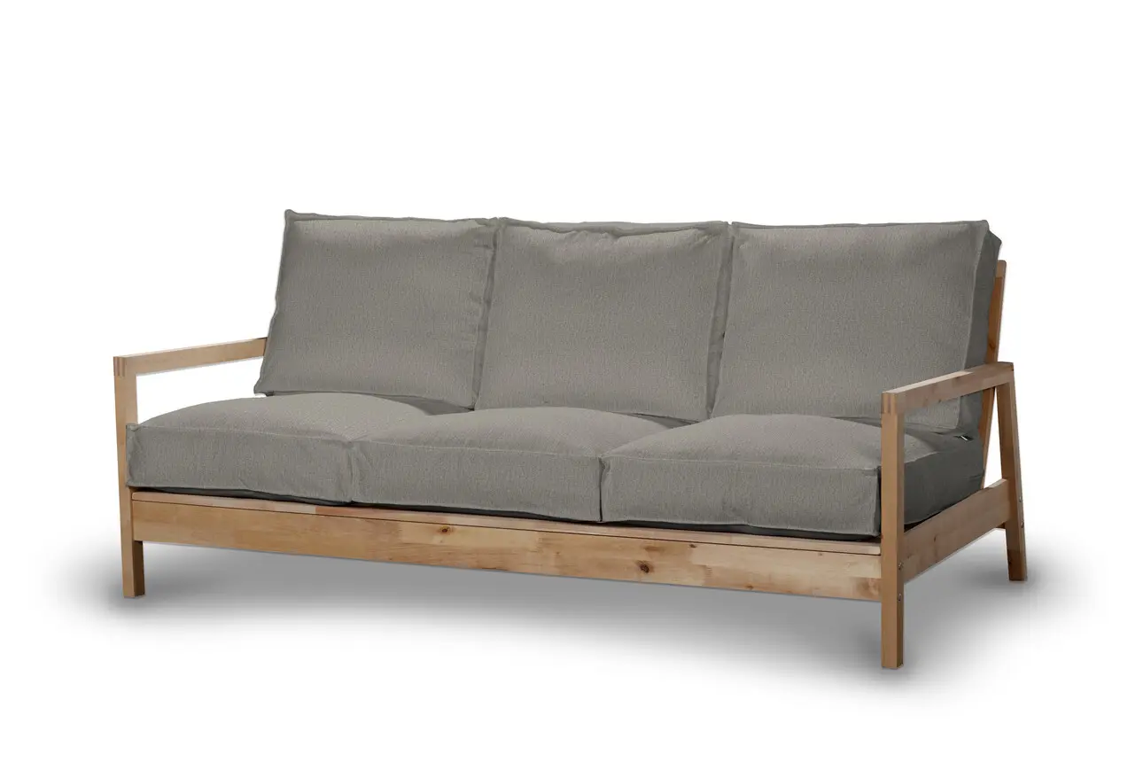 Dekoria Potah na pohovku IKEA  Lillberg 3-místná nerozkládací, chenille grise, pohovka Lillberg 3-místná, Madrid, 161-57