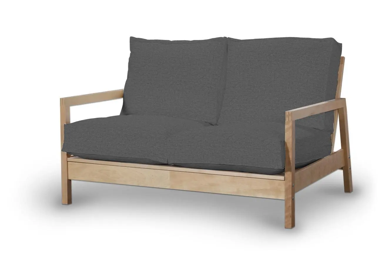 Dekoria Potah na pohovku IKEA  Lillberg 2-místná nerozkládací, antracitová , pohovka Lillberg 2-místná, Edinburgh, 115-77