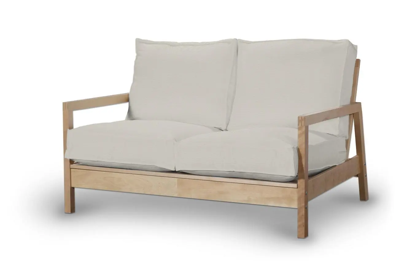 Dekoria Potah na pohovku IKEA  Lillberg 2-místná nerozkládací, stříbrošedá, pohovka Lillberg 2-místná, Cotton Panama, 702-45