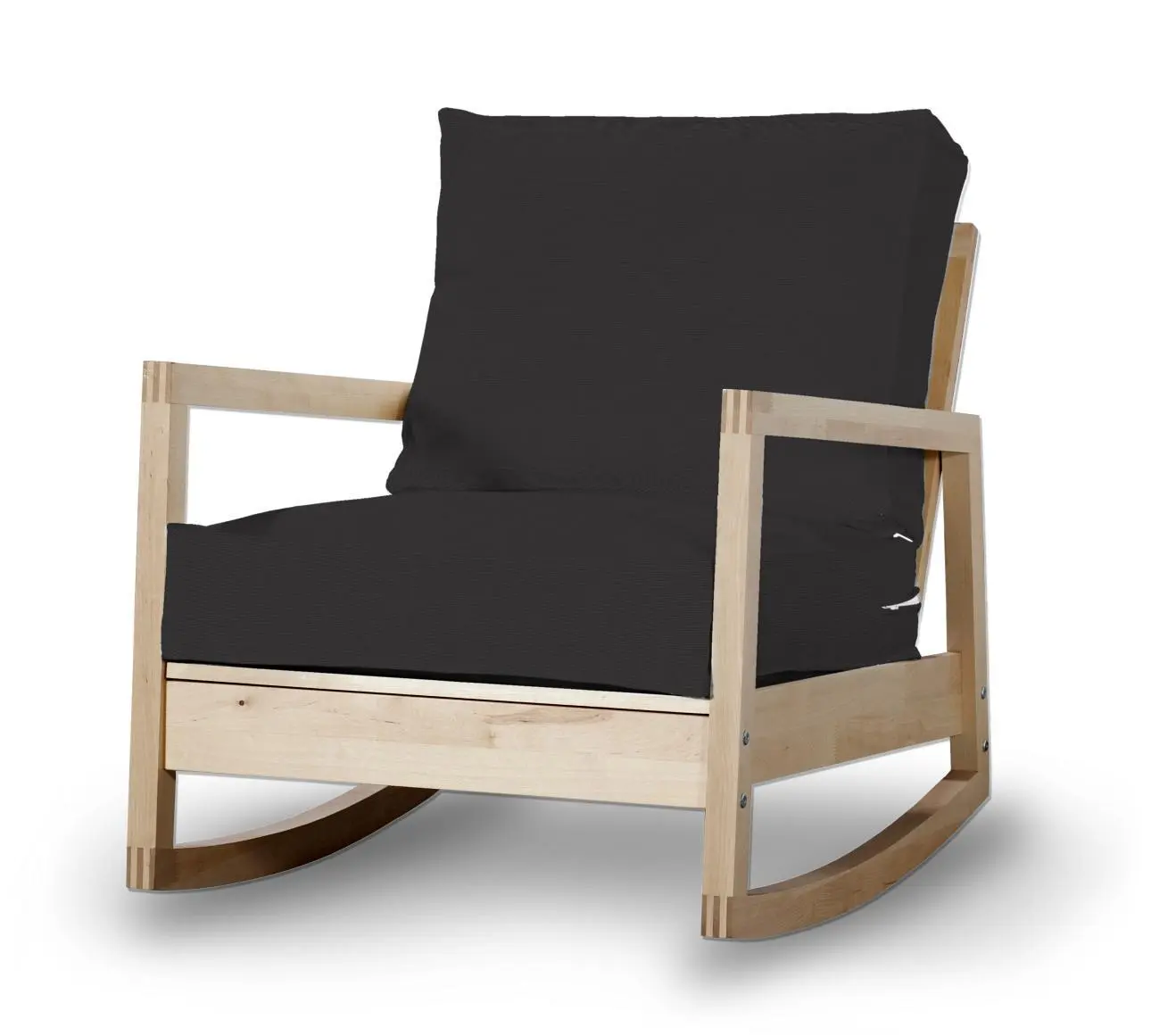 Dekoria Potah na křeslo IKEA Lillberg, grafitová, kØeslo Lillberg, Cotton Panama, 702-08