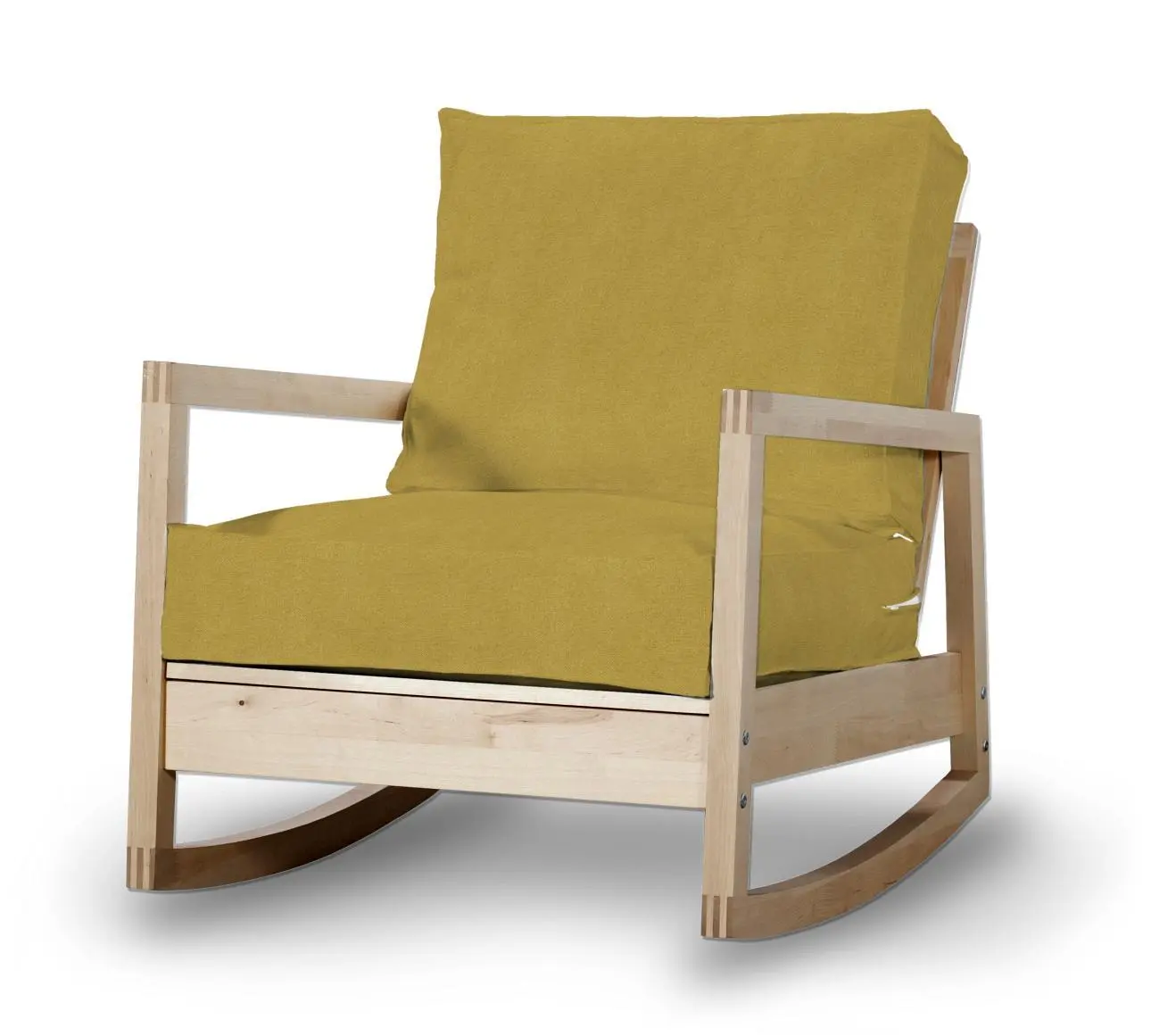 Dekoria Potah na křeslo IKEA Lillberg, hořčicový šenil, kØeslo Lillberg, Etna, 705-04