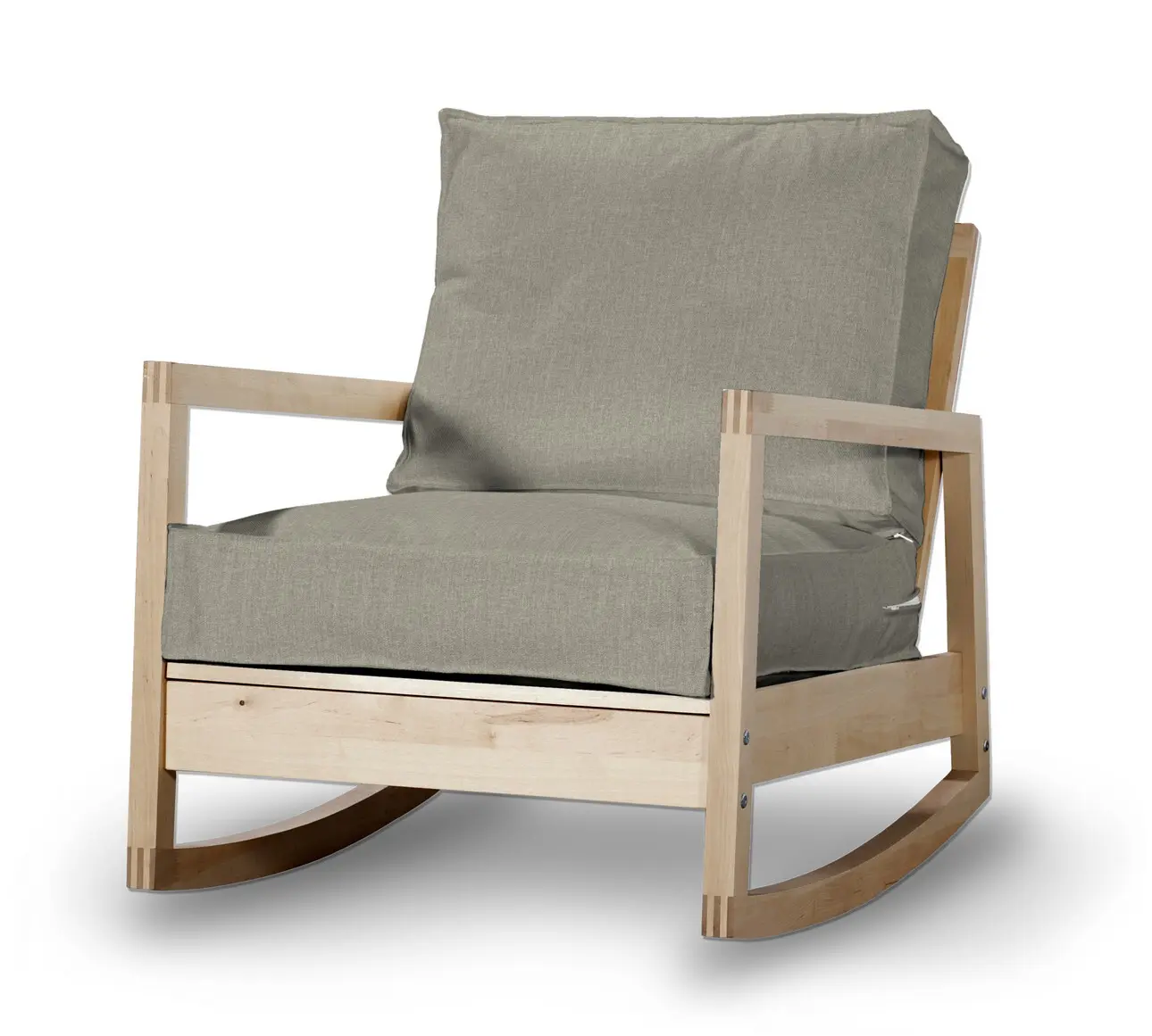 Dekoria Potah na křeslo IKEA Lillberg, šedobéžový šenil, kØeslo Lillberg, City, 704-80