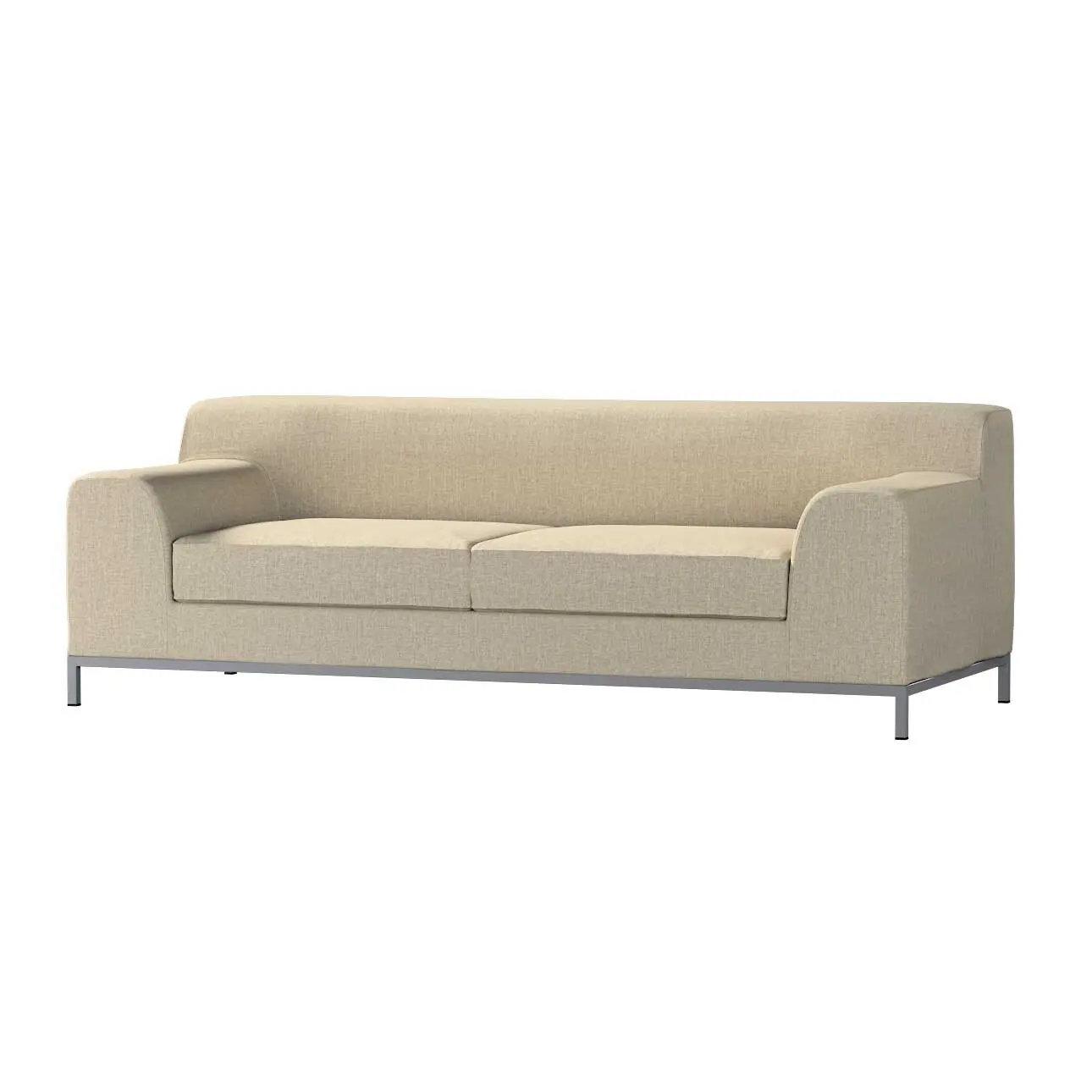 Dekoria Potah na pohovku IKEA  Kramfors 3-místná, šedobéžový šenil, pohovka Kramfors 3-místná, City, 704-80