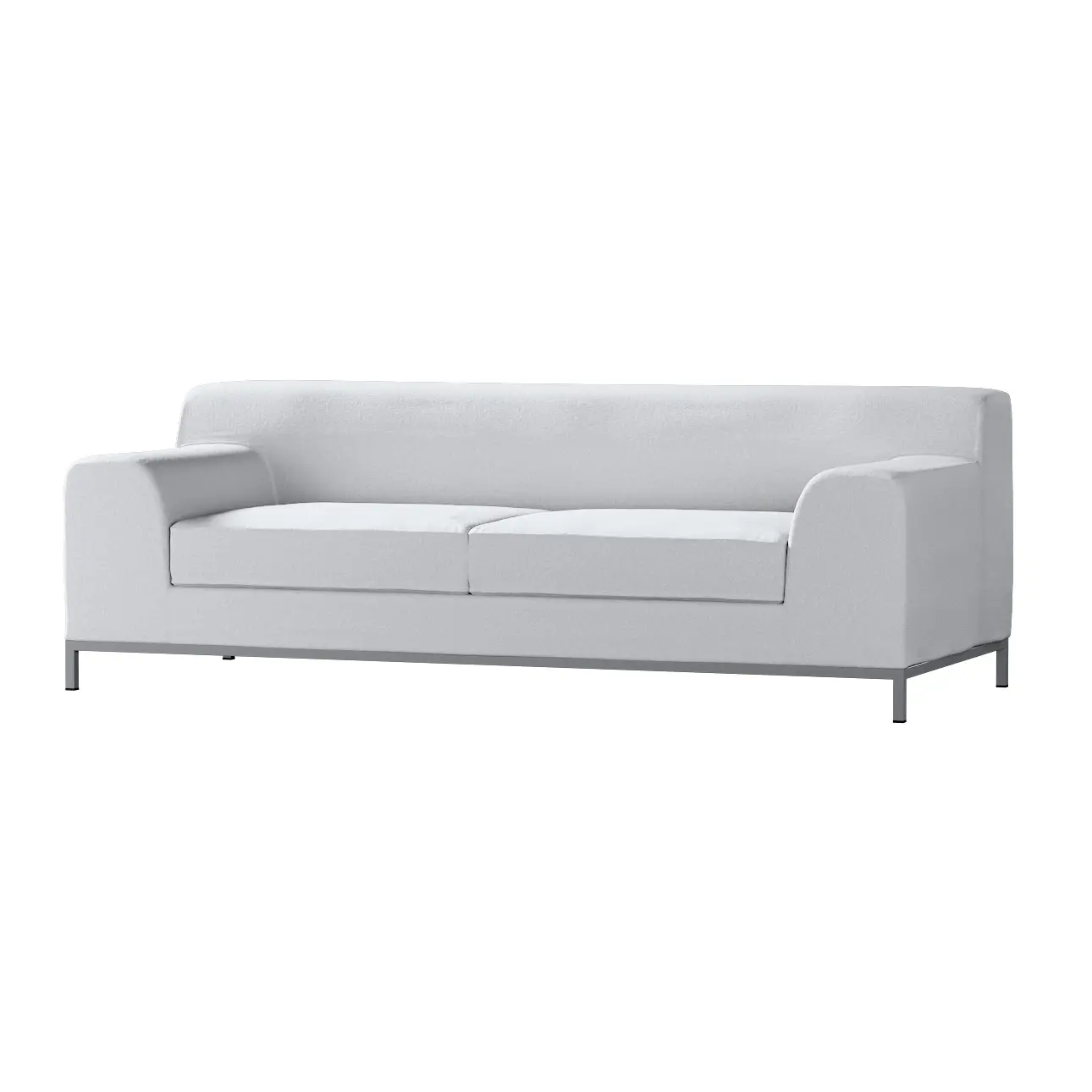 Dekoria Potah na pohovku IKEA  Kramfors 3-místná, bílá, pohovka Kramfors 3-místná, Boucle Teddy, 702-80