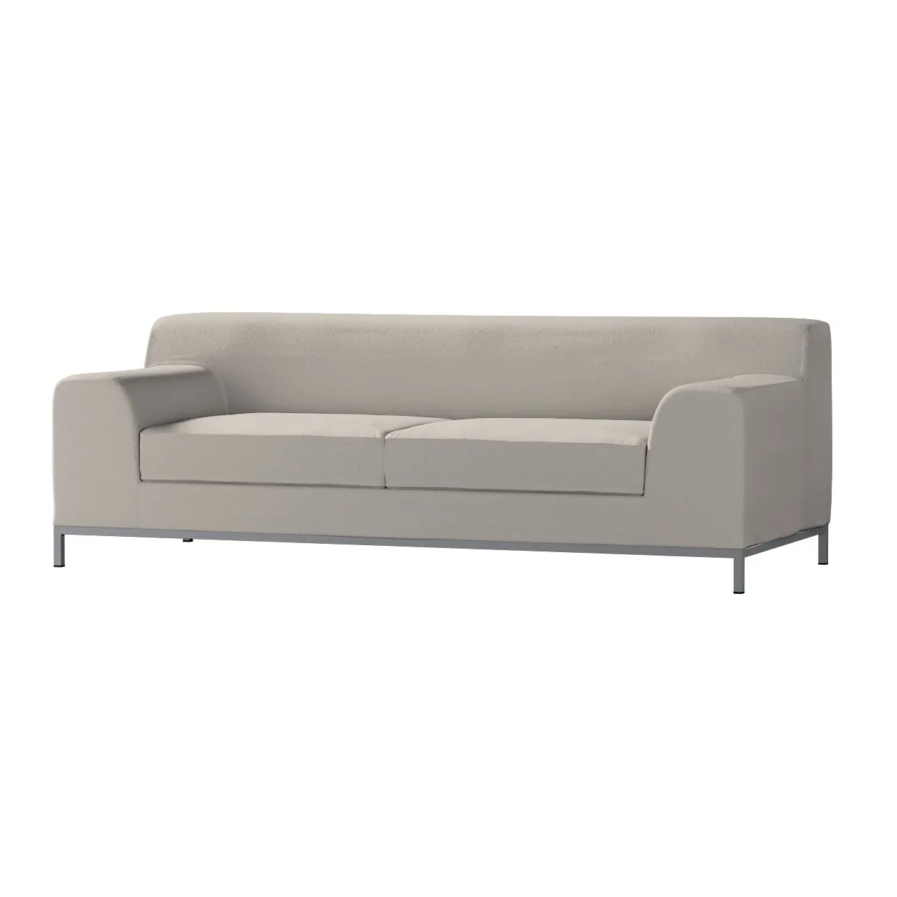 Dekoria Potah na pohovku IKEA  Kramfors 3-místná, světle bežová, pohovka Kramfors 3-místná, Boucle Teddy, 702-81