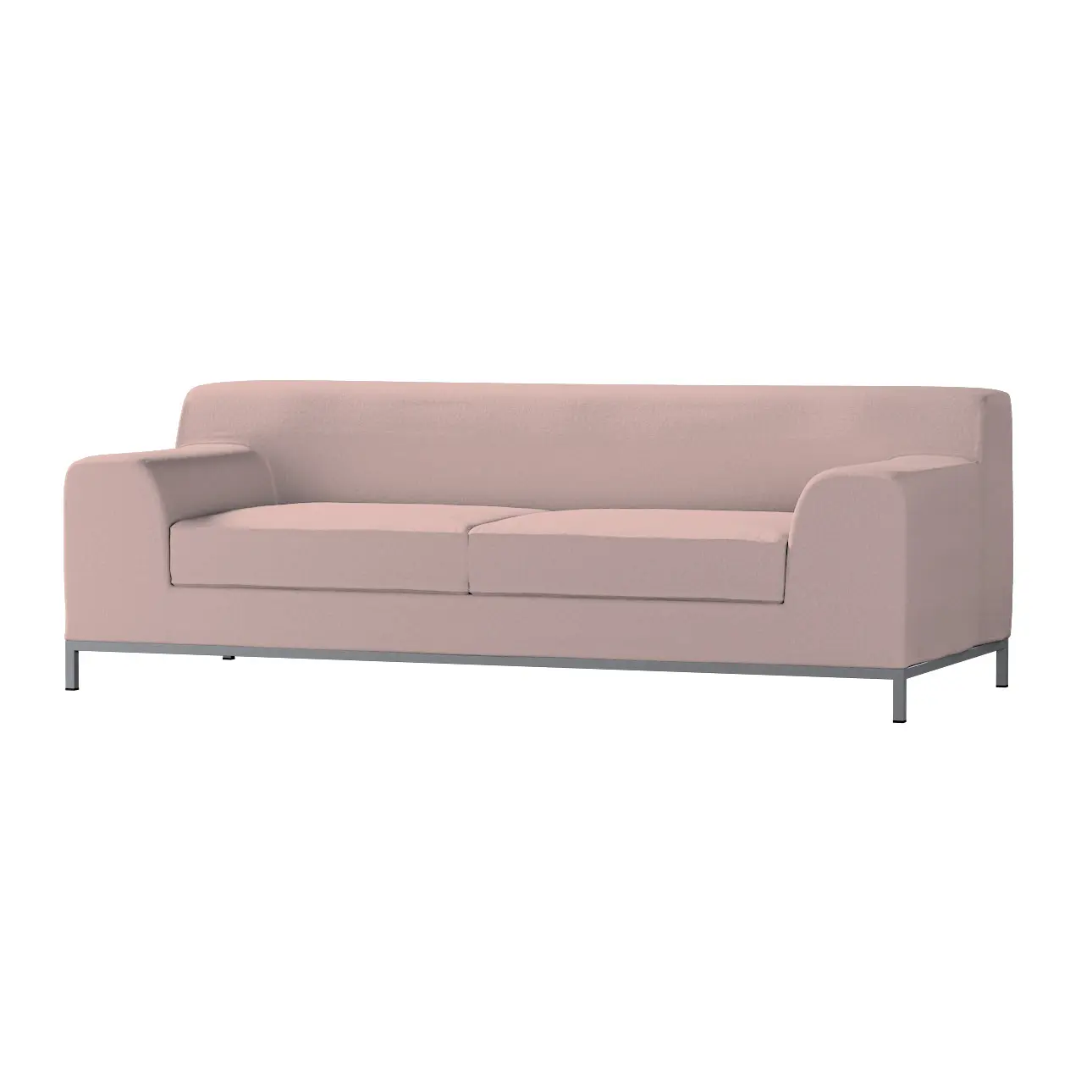 Dekoria Potah na pohovku IKEA  Kramfors 3-místná, růžová, pohovka Kramfors 3-místná, Boucle Teddy, 702-84