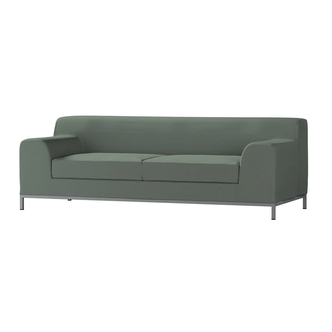 Dekoria Potah na pohovku IKEA  Kramfors 3-místná, zelená, pohovka Kramfors 3-místná, Boucle Teddy, 702-85