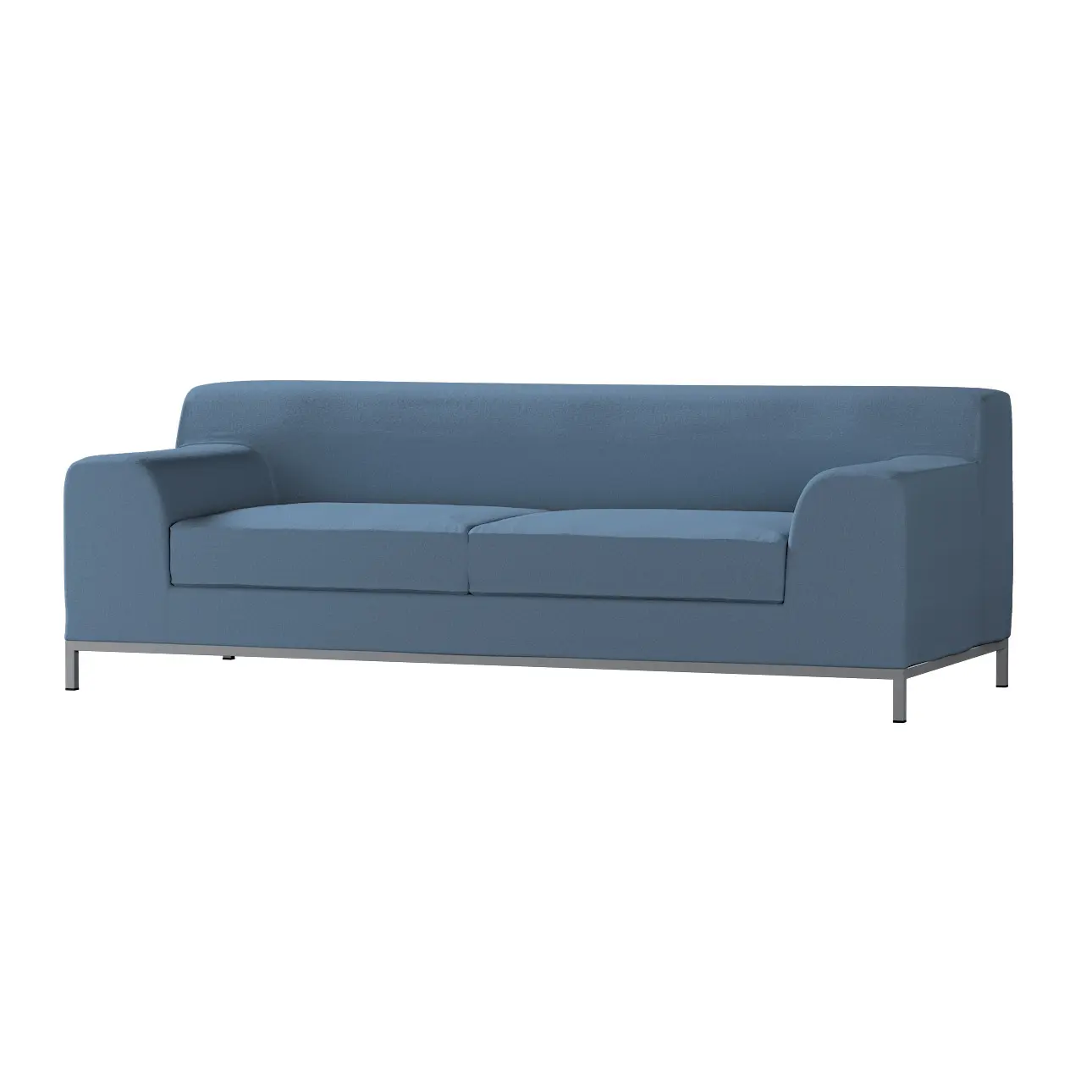 Dekoria Potah na pohovku IKEA  Kramfors 3-místná, modrá, pohovka Kramfors 3-místná, Boucle Teddy, 702-86