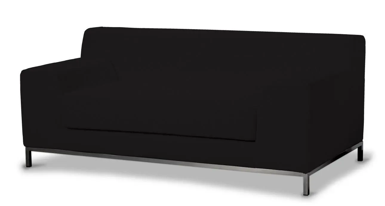 Dekoria Potah na pohovku IKEA  Kramfors 2-místná, Black - černá, pohovka Kramfors 2-místná, Cotton Panama, 702-50