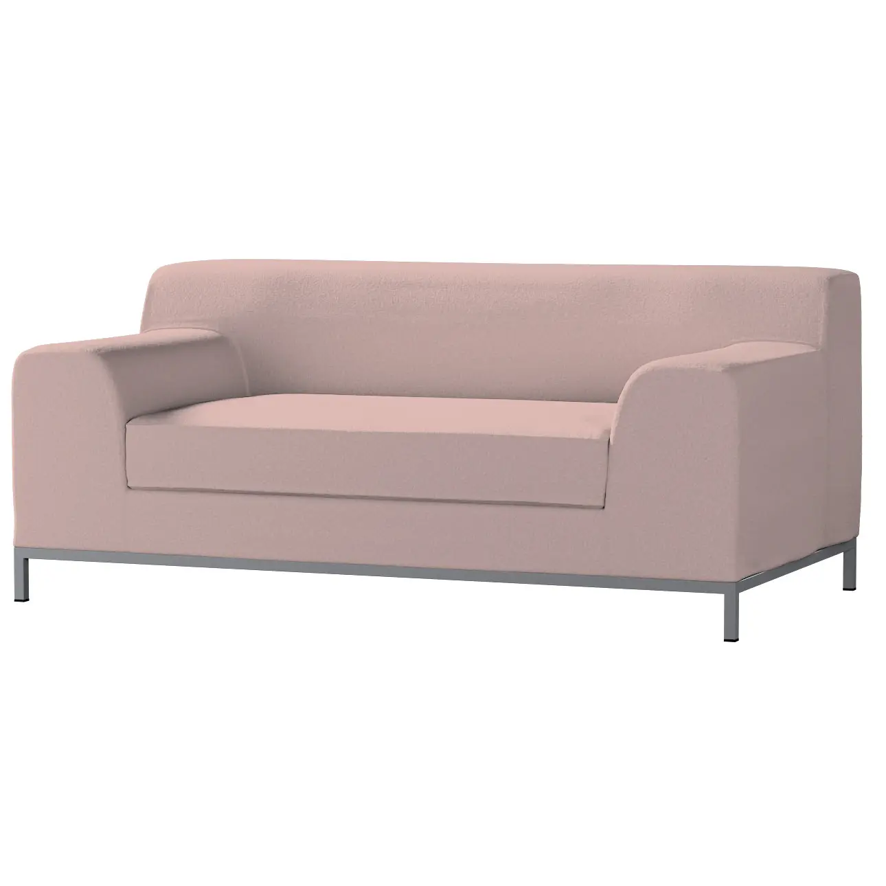 Dekoria Potah na pohovku IKEA  Kramfors 2-místná, růžová, pohovka Kramfors 2-místná, Boucle Teddy, 702-84