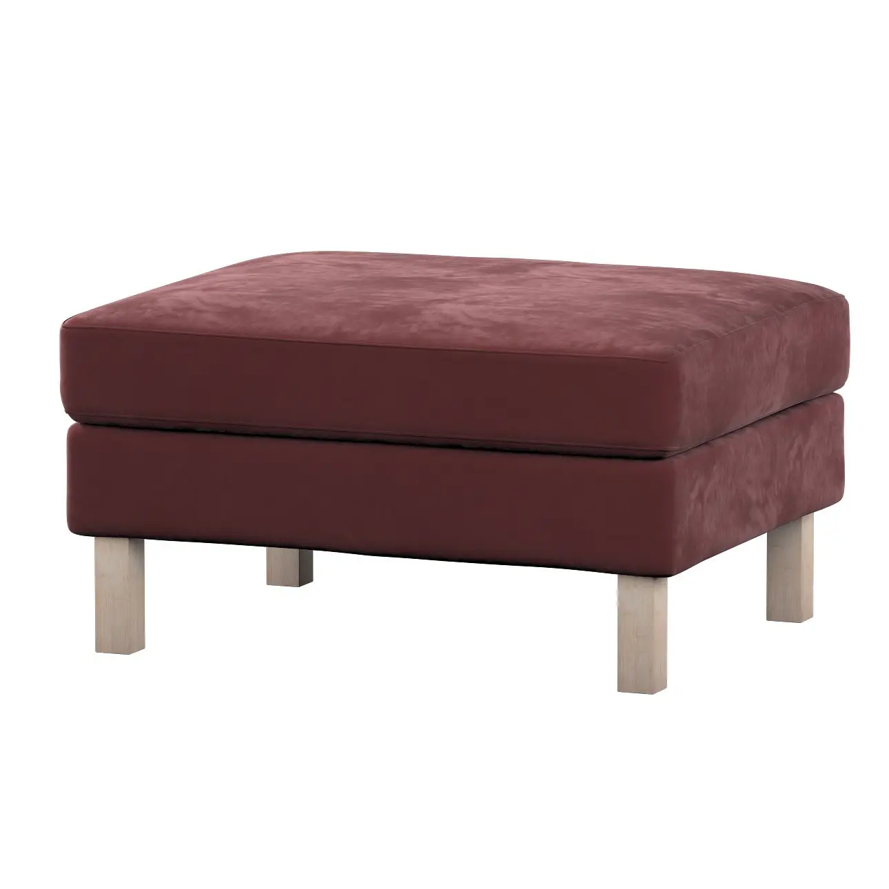 Dekoria Potah na podnožku IKEA Karlstad, bordó, potah na podnožku Karlstad, Velvet, 704-37
