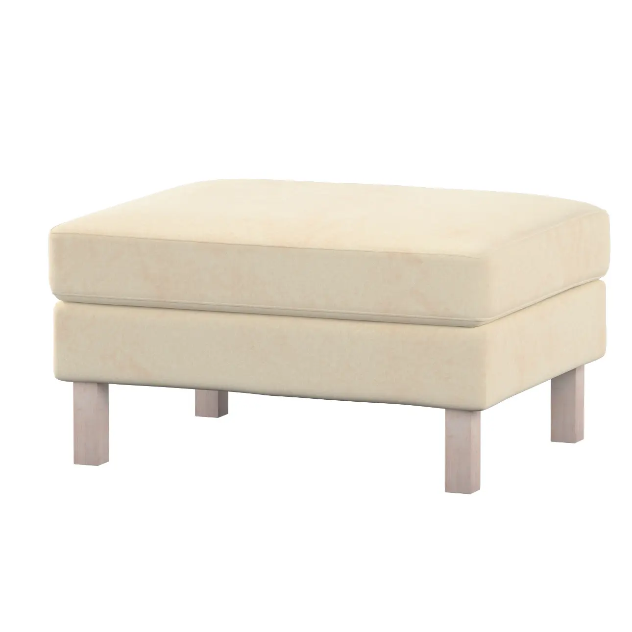 Dekoria Potah na podnožku IKEA Karlstad, ecru, potah na podnožku Karlstad, Living Velvet, 704-79