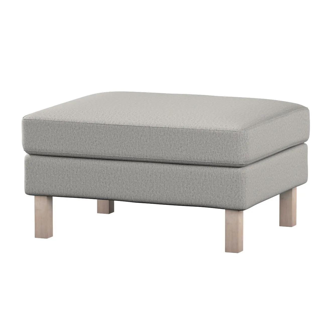 Dekoria Potah na podnožku IKEA Karlstad, šedo-béžová, potah na podnožku Karlstad, Madrid, 162-03