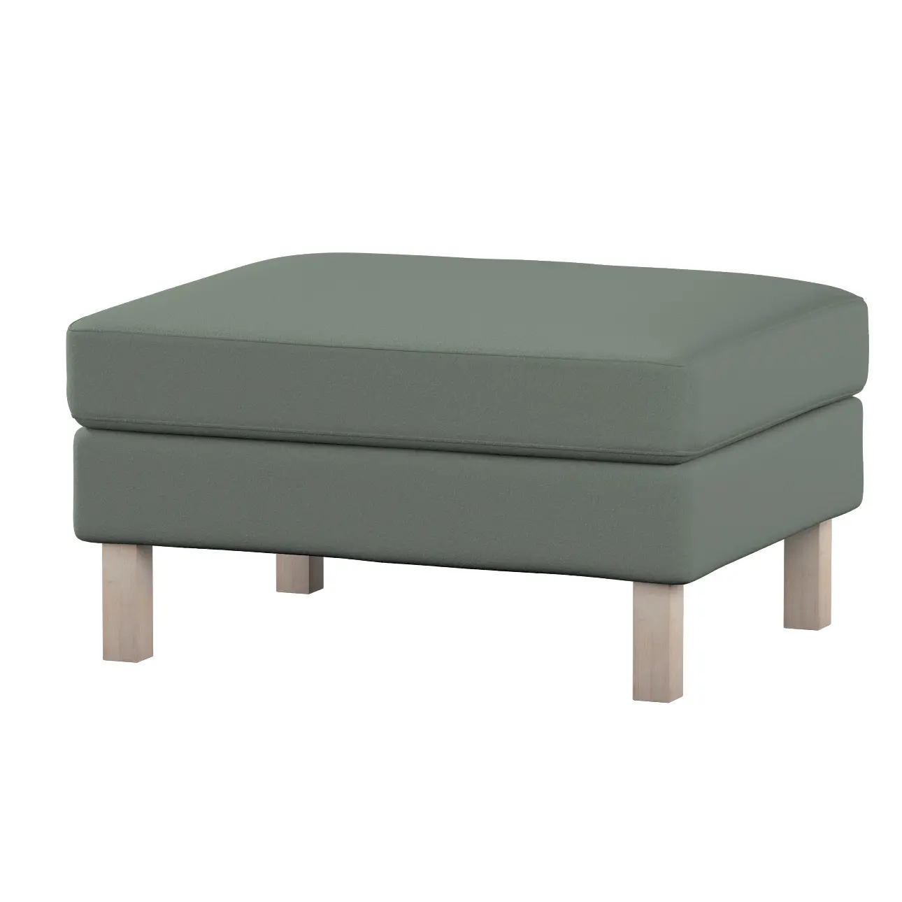 Dekoria Potah na podnožku IKEA Karlstad, zelená, potah na podnožku Karlstad, Boucle Teddy, 702-85