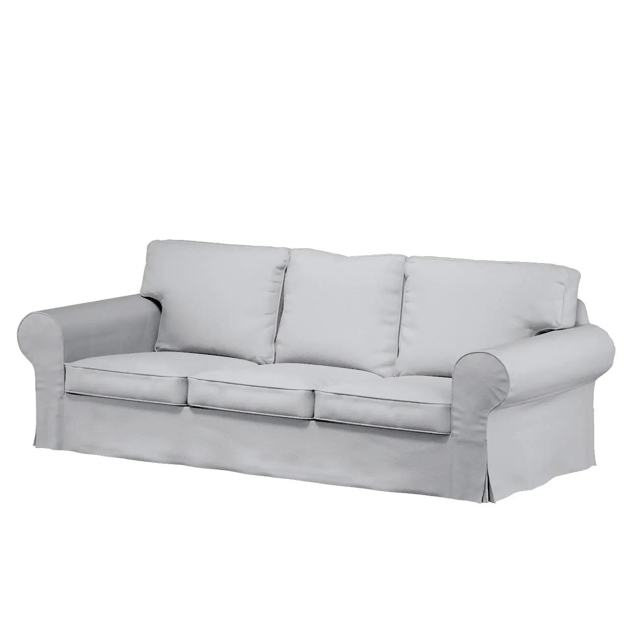 Dekoria Potah na pohovku IKEA  Ektorp 3-místná, rozkládací STARÝ MODEL PIXBO, bílá, pohovka Ektorp 3-místná rozkládací, Boucle Teddy, 702-80
