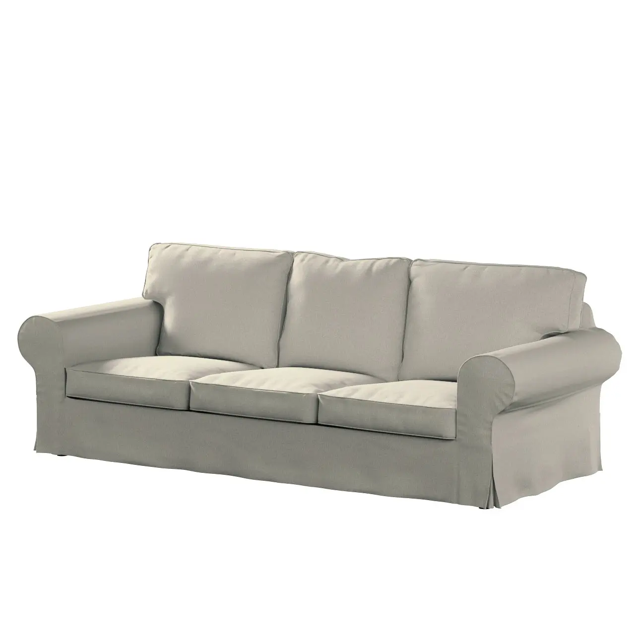 Dekoria Potah na pohovku IKEA  Ektorp 3-místná, rozkládací STARÝ MODEL PIXBO, béžová melanž, pohovka Ektorp 3-místná rozkládací, Amsterdam, 704-54