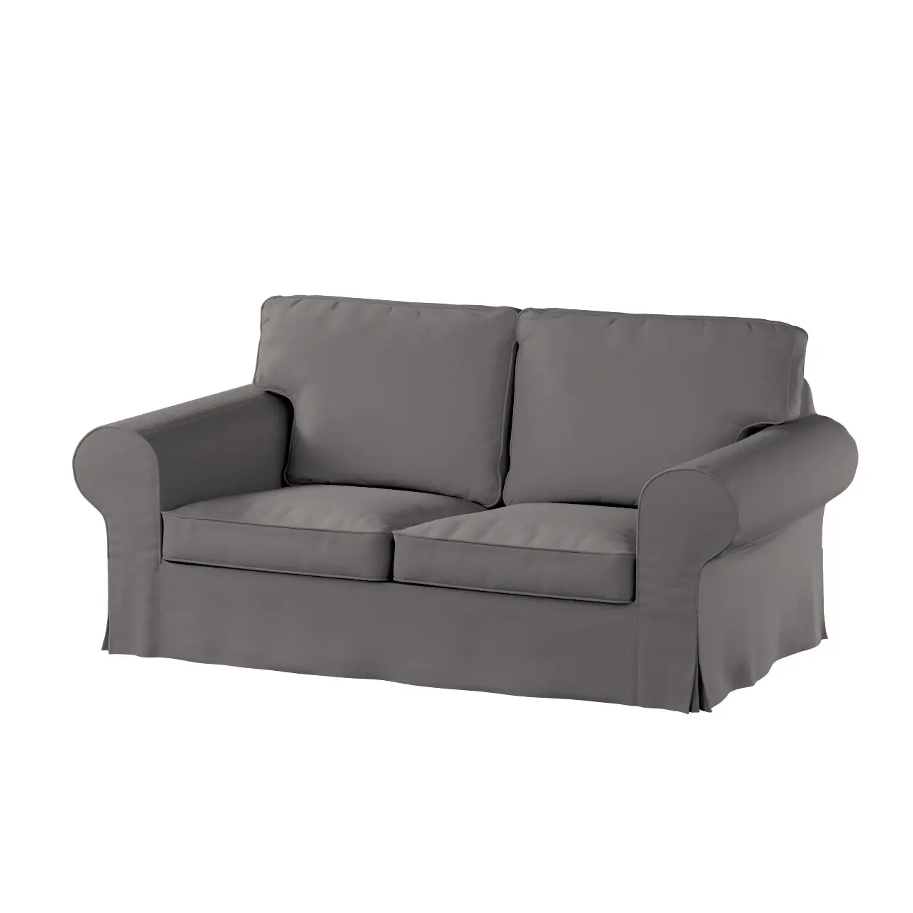Dekoria Potah na pohovku IKEA  Ektorp 2-místná, rozkládací, STARÝ MODEL, tmavě bežová, pohovka Ektorp 2-místná rozkládací, Boucle Teddy, 702-82
