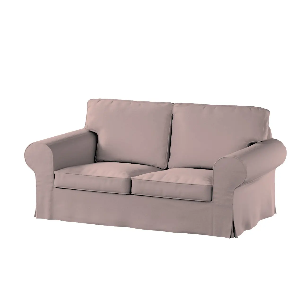 Dekoria Potah na pohovku IKEA  Ektorp 2-místná, rozkládací, STARÝ MODEL, růžová, pohovka Ektorp 2-místná rozkládací, Boucle Teddy, 702-84