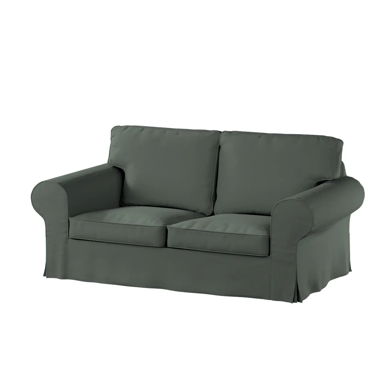 Dekoria Potah na pohovku IKEA  Ektorp 2-místná, rozkládací, STARÝ MODEL, zelená, pohovka Ektorp 2-místná rozkládací, Boucle Teddy, 702-85