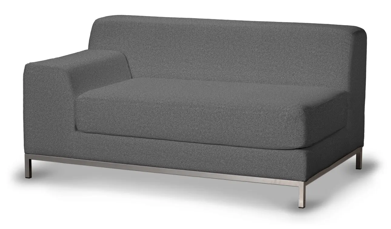Dekoria Potah na pohovku IKEA , levé provedení Kramfors 2-místná, tmavě šedý melanž, pohovka Kramfors, Amsterdam, 704-47