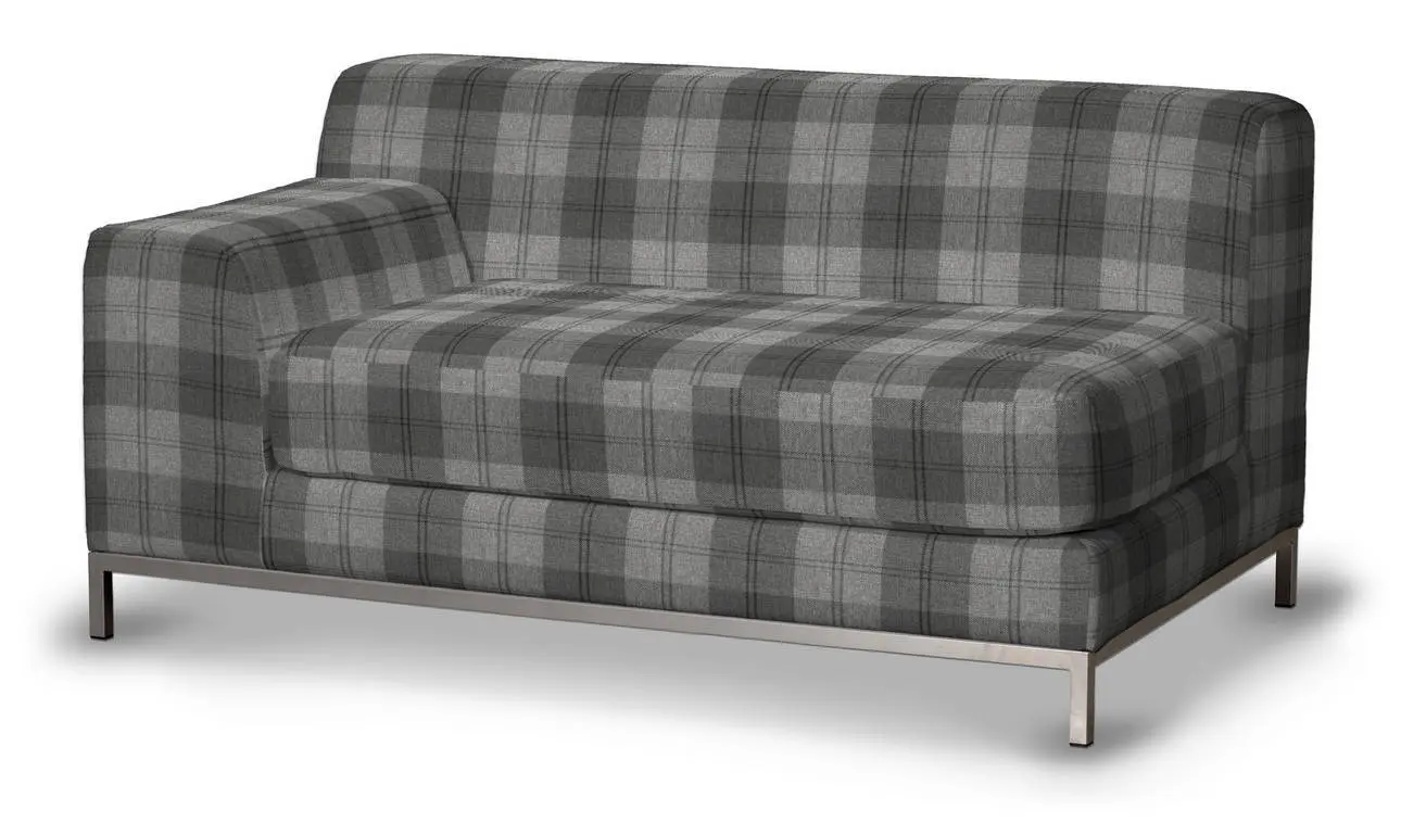 Dekoria Potah na pohovku IKEA , levé provedení Kramfors 2-místná, šedo-grafitová kostka, pohovka Kramfors, Edinburgh, 115-75