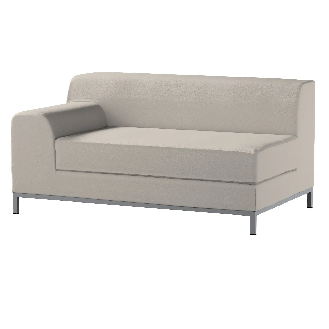 Dekoria Potah na pohovku IKEA , levé provedení Kramfors 2-místná, světle bežová, pohovka Kramfors, Boucle Teddy, 702-81