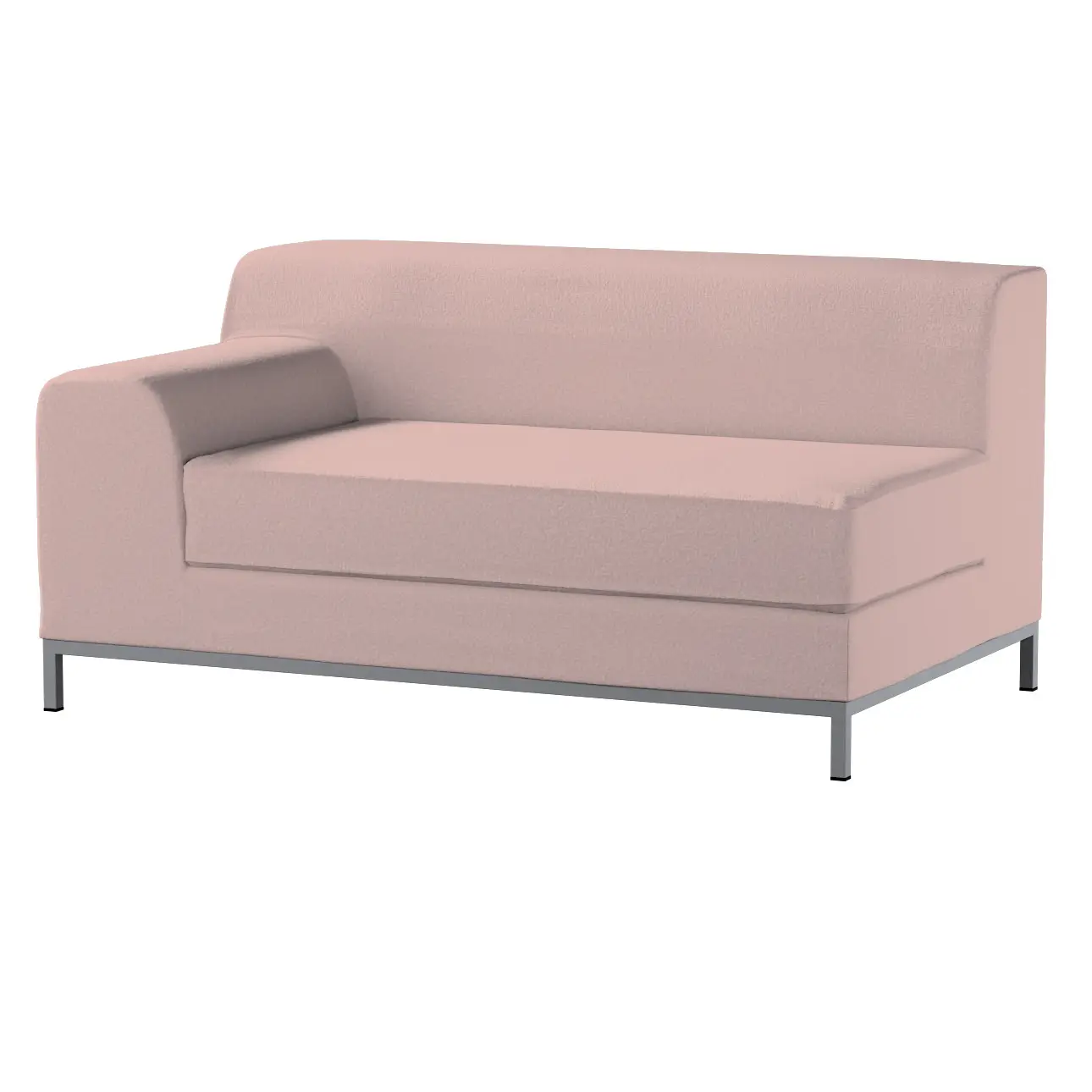 Dekoria Potah na pohovku IKEA , levé provedení Kramfors 2-místná, růžová, pohovka Kramfors, Boucle Teddy, 702-84