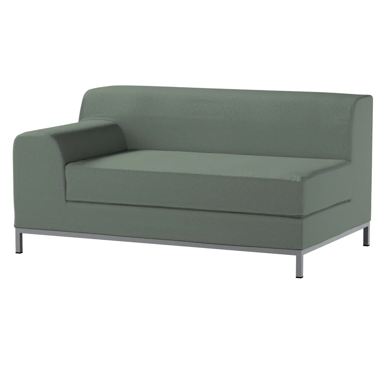 Dekoria Potah na pohovku IKEA , levé provedení Kramfors 2-místná, zelená, pohovka Kramfors, Boucle Teddy, 702-85