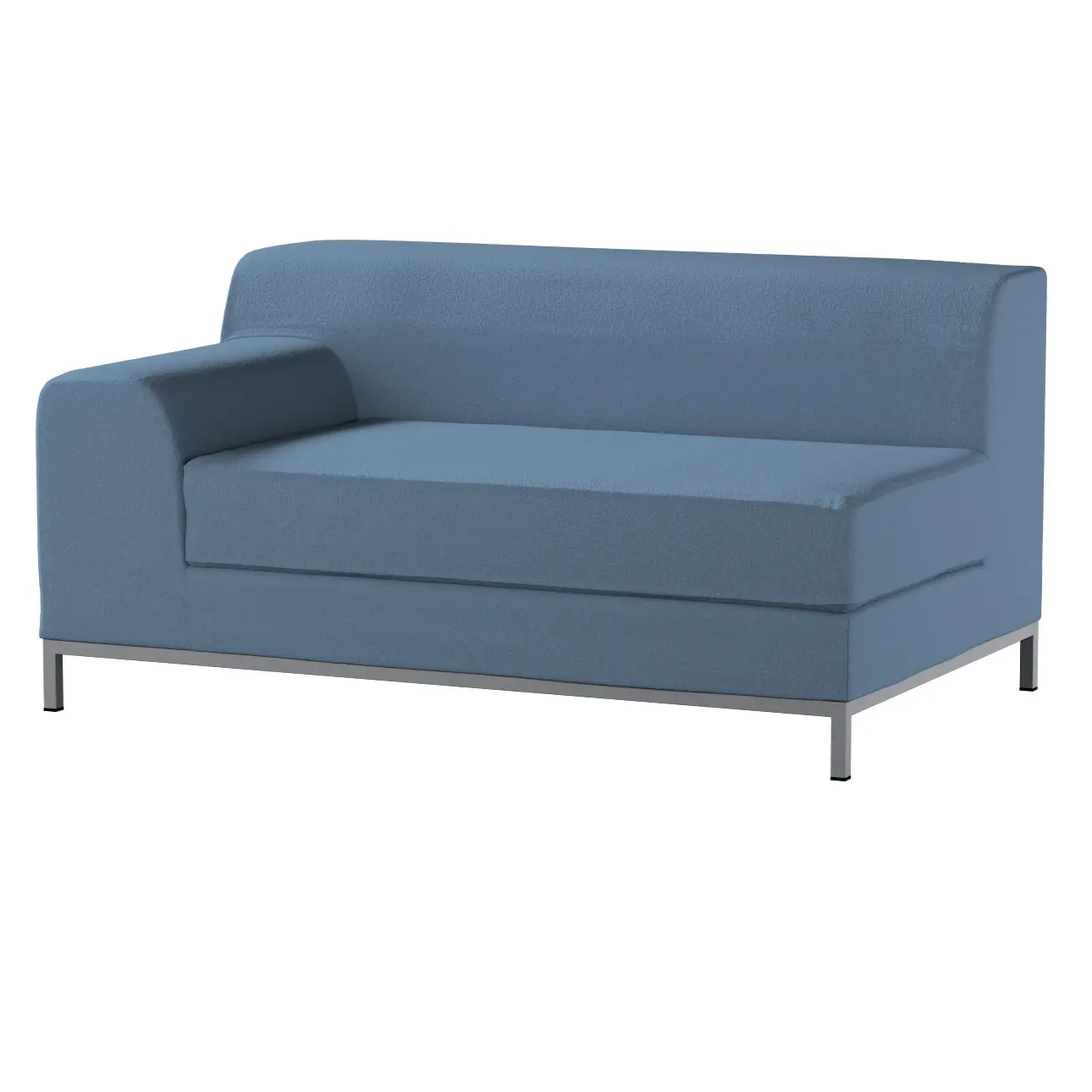 Dekoria Potah na pohovku IKEA , levé provedení Kramfors 2-místná, modrá, pohovka Kramfors, Boucle Teddy, 702-86