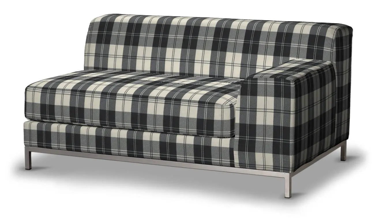 Dekoria Potah na pohovku IKEA, pravé provevedení Kramfors 2-místná,  černo-bílá kostka, pohovka Kramfors, Edinburgh, 115-74