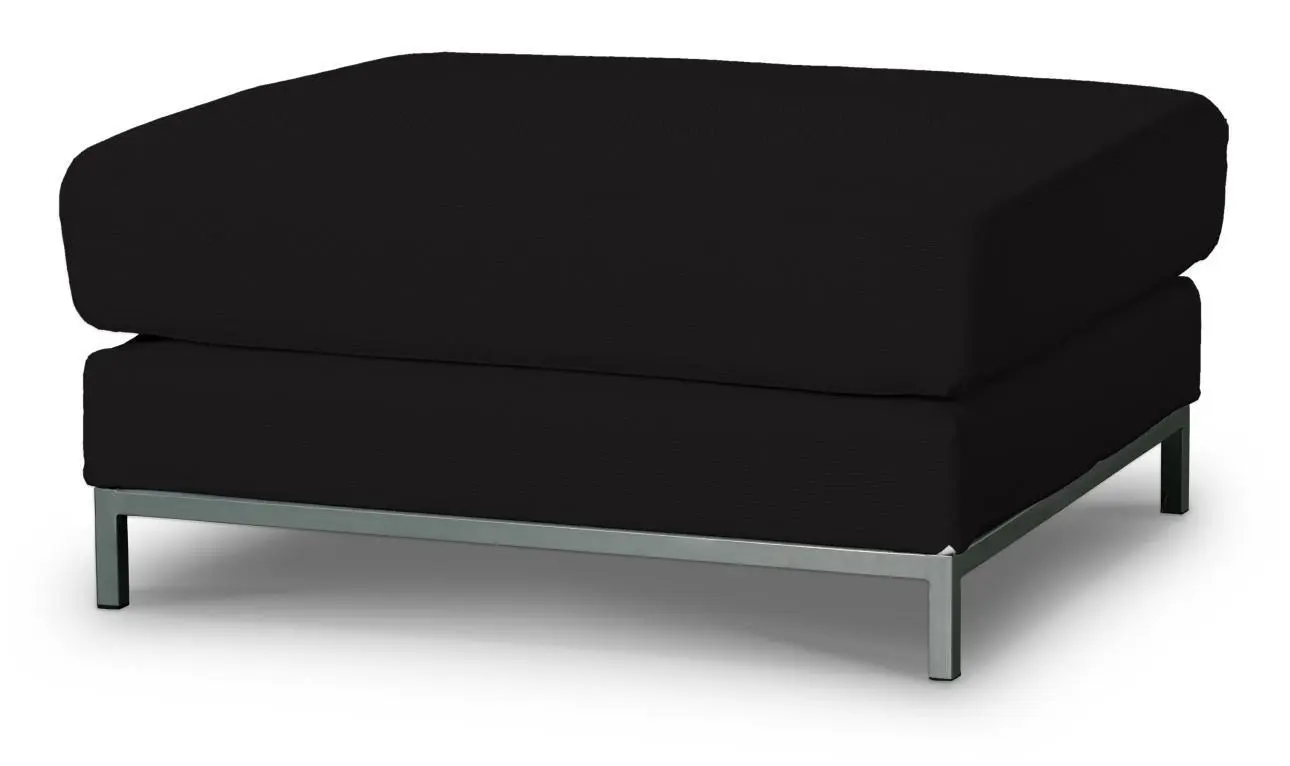 Dekoria Potah na podnožku Kramfors, Black - černá, podnožka Kramfors, Cotton Panama, 702-50