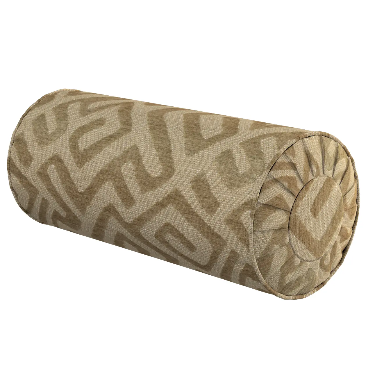 Dekoria Válec s čelními záložkami, mocca, Ø 20 x 50 cm, Cosy Home, 144-80